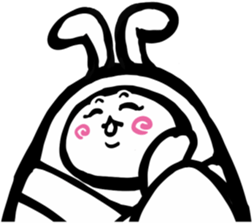 Samurai rabbit 3 sticker #4401136
