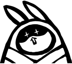 Samurai rabbit 3 sticker #4401139