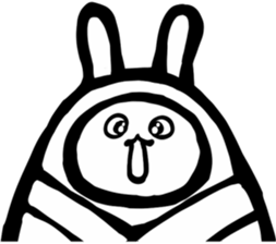 Samurai rabbit 3 sticker #4401140