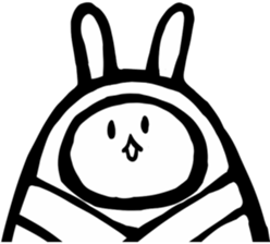 Samurai rabbit 3 sticker #4401144