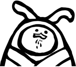 Samurai rabbit 3 sticker #4401146