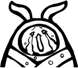 Samurai rabbit 3 sticker #4401147