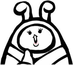 Samurai rabbit 3 sticker #4401149