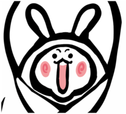Samurai rabbit 3 sticker #4401151
