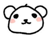 Daily life of a stuffed polar bear sticker #4401872