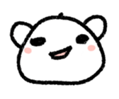 Daily life of a stuffed polar bear sticker #4401873