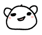 Daily life of a stuffed polar bear sticker #4401873