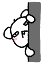 Daily life of a stuffed polar bear sticker #4401879