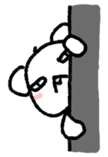 Daily life of a stuffed polar bear sticker #4401879