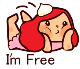 strawbarry whip cream  e sticker #4401926