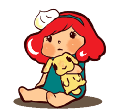 strawbarry whip cream  e sticker #4401927