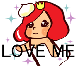 strawbarry whip cream  e sticker #4401942