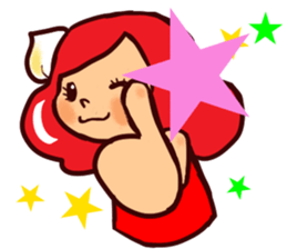 strawbarry whip cream  e sticker #4401950