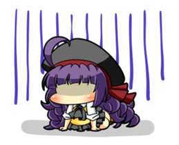 With elder girl. sticker #4402115