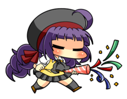 With elder girl. sticker #4402126