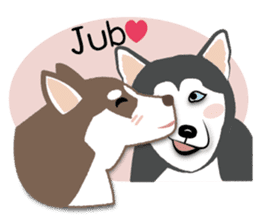 Huskies lover sticker #4402281