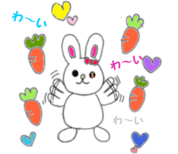 Maemuki Usagi sticker #4402634