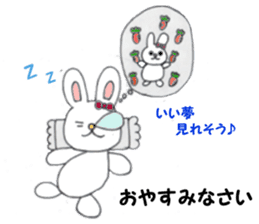 Maemuki Usagi sticker #4402650