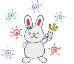 Maemuki Usagi sticker #4402660