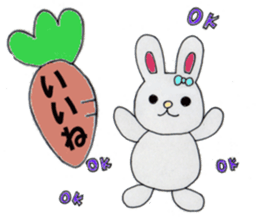 Maemuki Usagi sticker #4402669