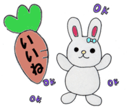 Maemuki Usagi sticker #4402669