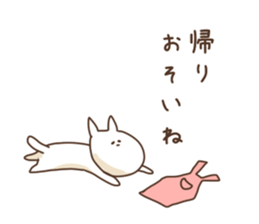 siroiusagi no huuhu sticker #4403796
