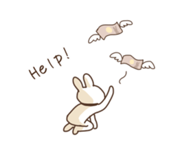 siroiusagi no huuhu sticker #4403827