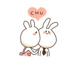 siroiusagi no huuhu sticker #4403831