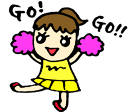 Support of the baseball sticker #4403904