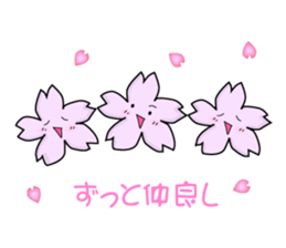 Cherry blossoms pippi sticker #4404072