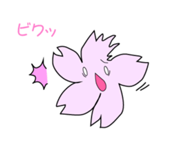 Cherry blossoms pippi sticker #4404074