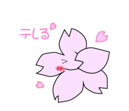 Cherry blossoms pippi sticker #4404075