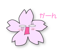 Cherry blossoms pippi sticker #4404078