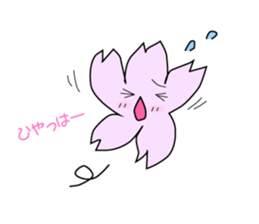 Cherry blossoms pippi sticker #4404080