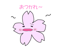 Cherry blossoms pippi sticker #4404089