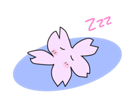 Cherry blossoms pippi sticker #4404090