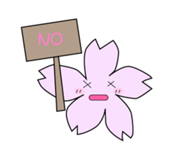 Cherry blossoms pippi sticker #4404094