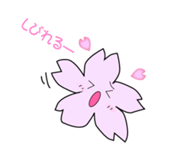 Cherry blossoms pippi sticker #4404097