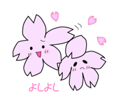 Cherry blossoms pippi sticker #4404098