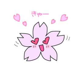 Cherry blossoms pippi sticker #4404099