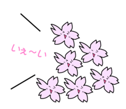 Cherry blossoms pippi sticker #4404100