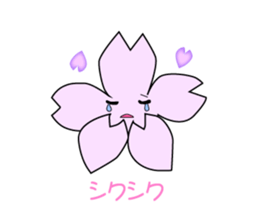 Cherry blossoms pippi sticker #4404103