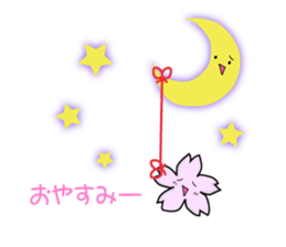 Cherry blossoms pippi sticker #4404105