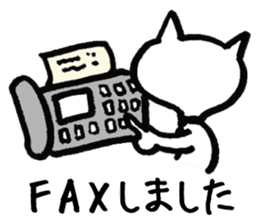 Hiraneko cat, go to work sticker #4404158