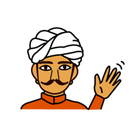 Indian NanSAN's Sticker sticker #4404608