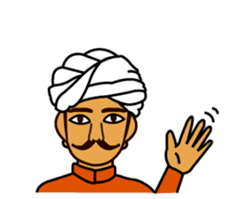 Indian NanSAN's Sticker sticker #4404608