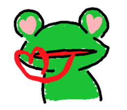 ribbitfrog sticker #4404837