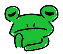 ribbitfrog sticker #4404847
