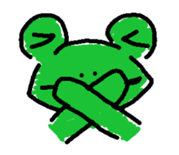 ribbitfrog sticker #4404848