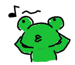 ribbitfrog sticker #4404852